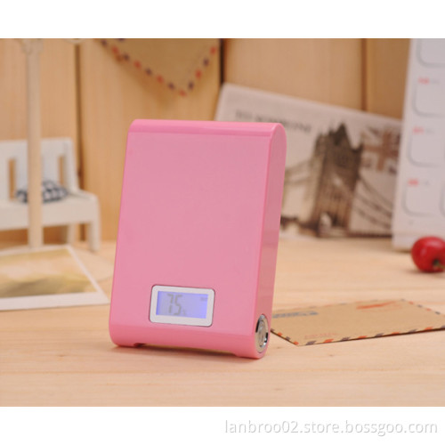Mobile Power Bank with LCD Display and LED Lighting
